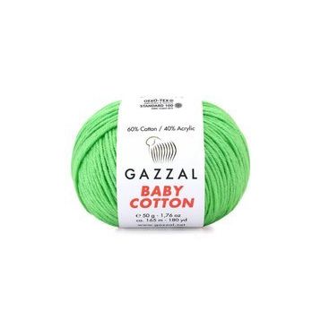 Gazzal 3466 Yeşil Baby Cotton El Örgü İpi