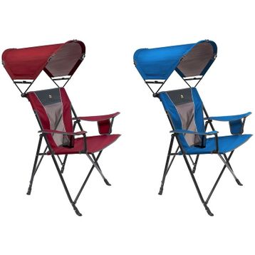 GCI Outdoor SunShade Comfort Pro Chair Güneşlikli Mavi Katlanır Plaj Sandalyesi