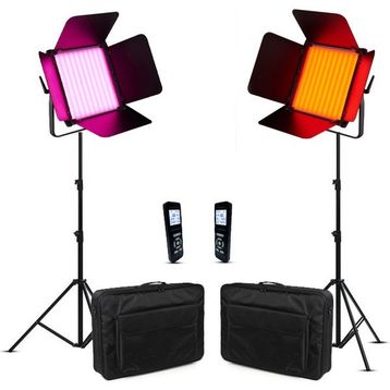 GDX CF-1500R Rgb 2'li Rgb Led Video Işık Seti