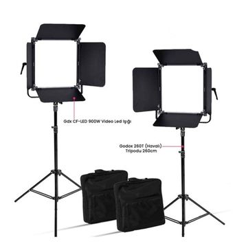 Gdx CF-LED 900W 2'li Video Led Işığı
