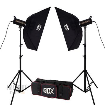 GDX HD-300II C Bicolor 2'li Işık Seti 300W Video LED Işığı