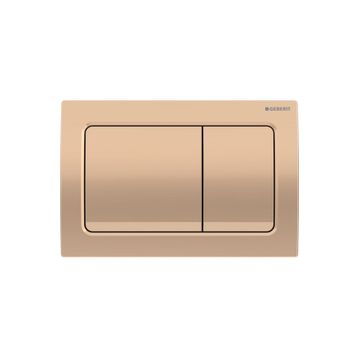 Geberit 115.055.QA.1 Alpha30 Çift Basmalı Bronz Kumanda Kapağı