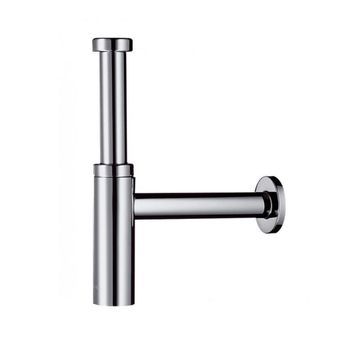 Geberit 151.020.21.1 T Tipi Süzgeç Lavabo Sifonu ve Parlak Krom Süzgeç Kapağı Seti