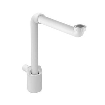 Geberit 151.116.11.1 241.503.00.1 Yer Tasarruflu Beyaz Lavabo Sifonu ve Lavabo Süzgeci