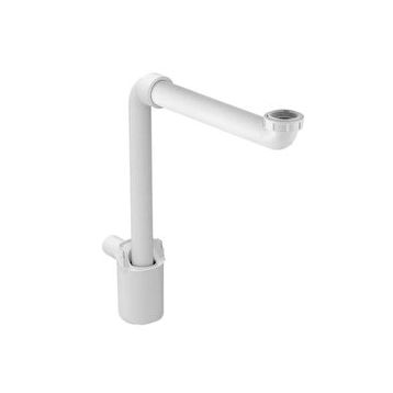 Geberit 151.116.11.1 241.503.00.1 Yer Tasarruflu Beyaz Lavabo Sifonu ve Lavabo Süzgeci