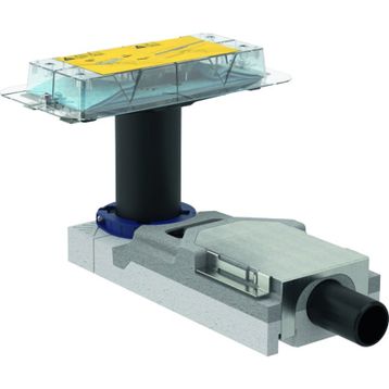 Geberit 65 mm Cleanline Duş Kanalı Sifon Seti Min Yükseklikte
