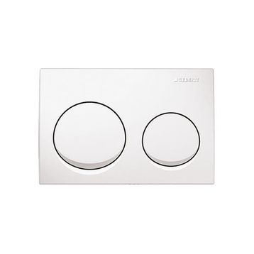 Geberit Alpha 10 Çift Basmalı Beyaz Kumanda Kapağı