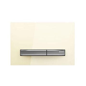 Geberit Alpha 10 Çift Basmalı Beyaz Kumanda Kapağı