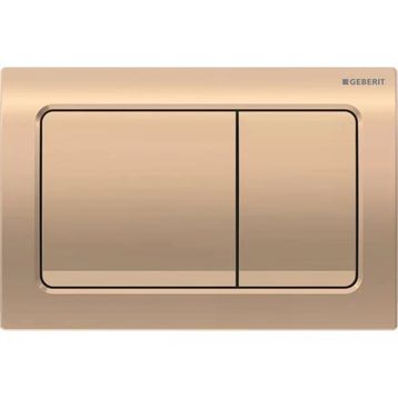 Geberit Alpha30 Çift Basmalı Bronz Kumanda Kapağı