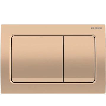 Geberit Alpha30 Çift Basmalı Bronz Kumanda Kapağı