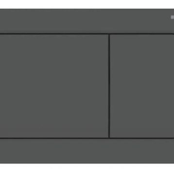 Geberit ALPHA30 Mat Siyah Çift Basmalı Kumanda Kapağı