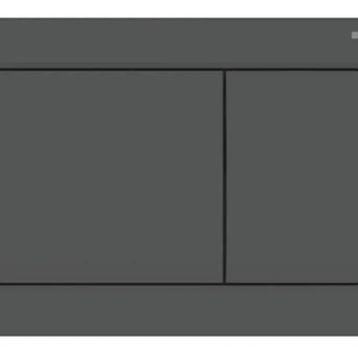 Geberit ALPHA30 Mat Siyah Çift Basmalı Kumanda Kapağı