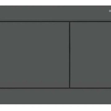 Geberit ALPHA30 Mat Siyah Çift Basmalı Kumanda Kapağı