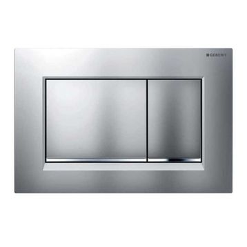 Geberit Sigma30Mat/Parlak Krom Çift Basmalı Kumanda Paneli