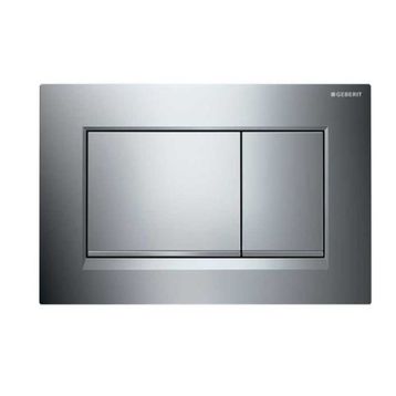 Geberit Sigma30Mat/Parlak Krom Çift Basmalı Kumanda Paneli