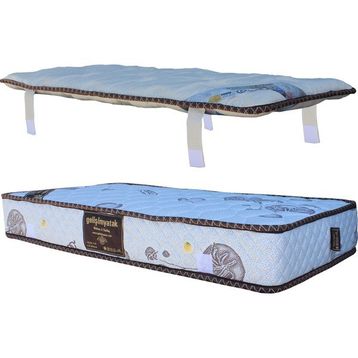 Gelişim Yatak Çıkarılabilir Yün Pedli Yarı Ortopedik Bamboo Pamuk 80x180 cm Yatak