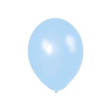 Gemar 100Lü Açık Mavi Metalik Paket Balon
