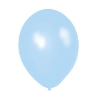 Gemar 100Lü Açık Mavi Metalik Paket Balon
