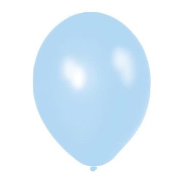 Gemar 100Lü Açık Mavi Metalik Paket Balon