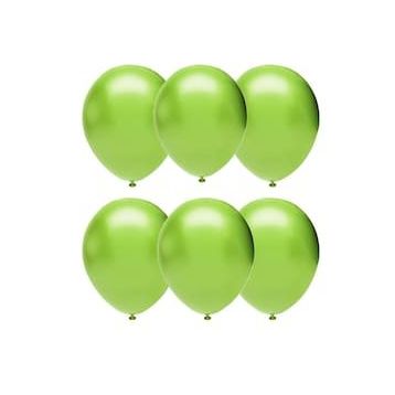 Gemar 100Lü İthal Açık Yeşil Metalik Balon