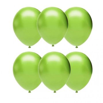 Gemar 100Lü İthal Açık Yeşil Metalik Balon