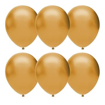 Gemar 100Lü İthal Altın Metalik Balon