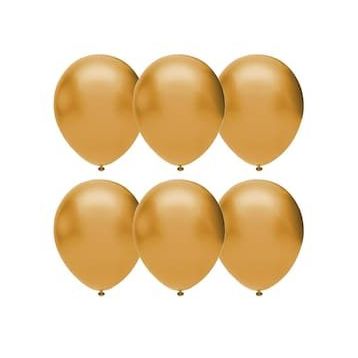 Gemar 100Lü İthal Altın Metalik Balon