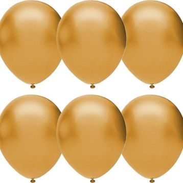 Gemar 100Lü İthal Altın Metalik Balon
