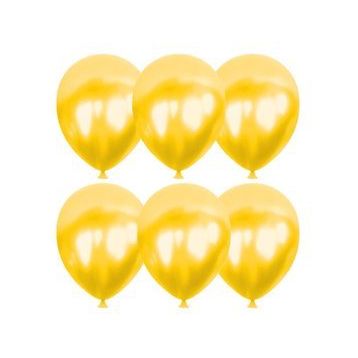 Gemar 100Lü İthal Sarı Metalik Balon