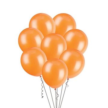 Gemar 100Lü İthal Turuncu Metalik Balon