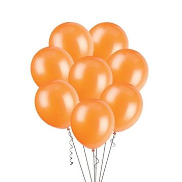 Gemar 100Lü İthal Turuncu Metalik Balon