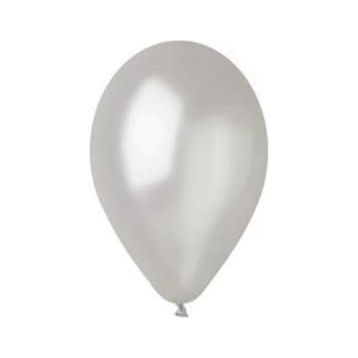 Gemar Metalik 100'lü Paket Gümüş Balon