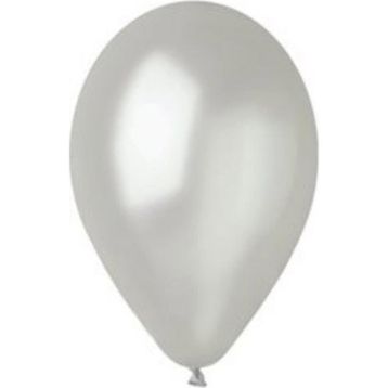 Gemar Metalik 100'lü Paket Gümüş Balon