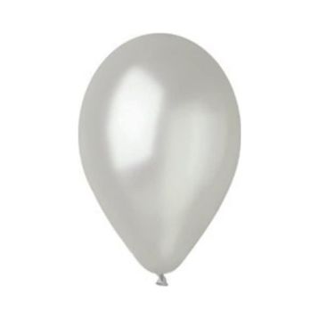 Gemar Metalik 100'lü Paket Gümüş Balon