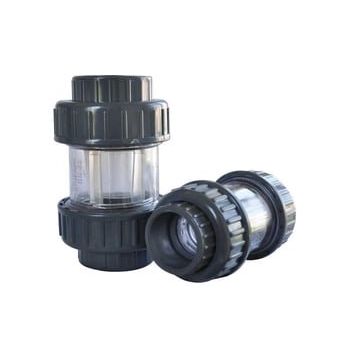 Gemaş 63 mm Yaylı Şeffaf Çekvalf