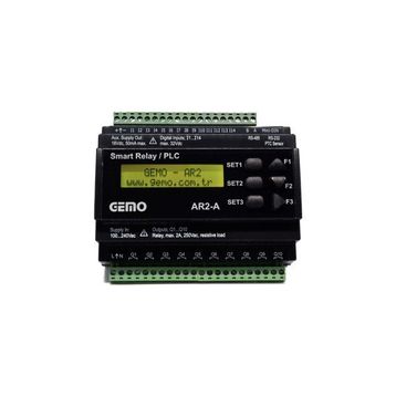 Gemo AR2-A-24VDC-12D2A Programlanabilir Akıllı Röle