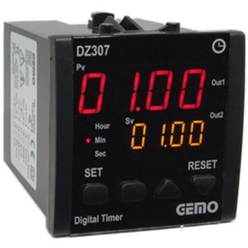 Gemo DZ307-230VAC Dijital Zaman Timer Rölesi