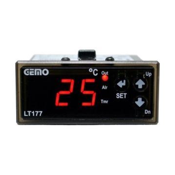 Gemo LT177N-230VAC-R + GM-NTC-105C Sıcaklık Kontrol Cihazı