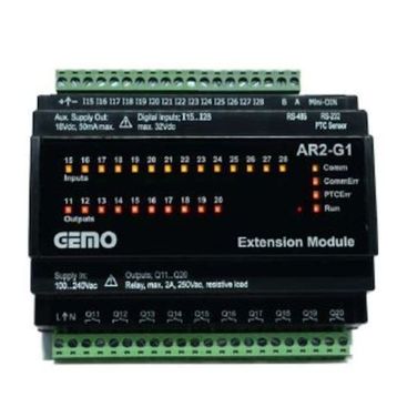 Gemo Plc AR2-G1-24VDC-14D Ray Tipi Genişleme Modülü