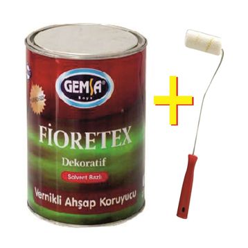 Gemsa 12 kg Açık Meşe Fioretex Vernikli Ahşap Koruyucu Boya