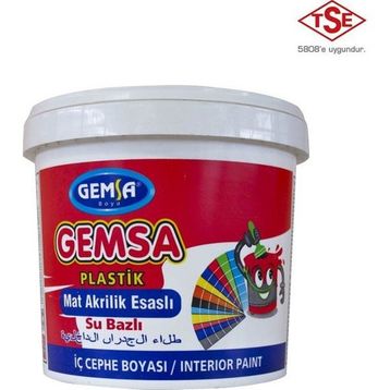 Gemsa 5018 Fıstık 3 kg Plastik İç Cephe Duvar Boyası