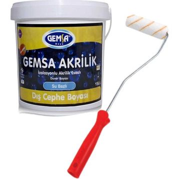 Gemsa Akrilik Su Bazlı 20 kg Gül Suyu Dış Cephe Boyası