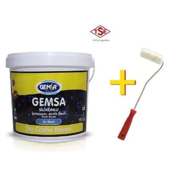 Gemsa Amber 1 kg Silikonlu Dış Cephe Boyası