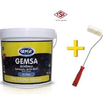 Gemsa Beyaz 3 kg Silikonlu Dış Cephe Boyası