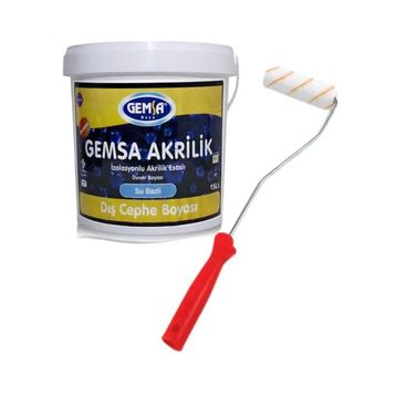 Gemsa Karnaval 1 kg Silikonlu Dış Cephe Boyası
