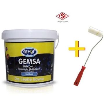 Gemsa Mostar 1 kg Silikonlu Dış Cephe Boyası