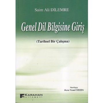 Genel Dil Bilgisine Giriş - Saim Ali Dilemre