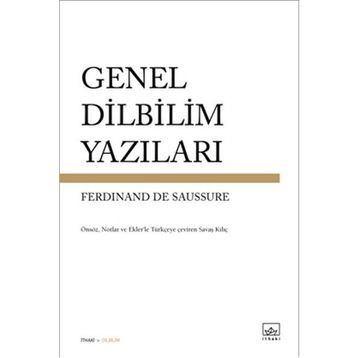 Genel Dilbilim Yazıları - Ferdinand De Saussure