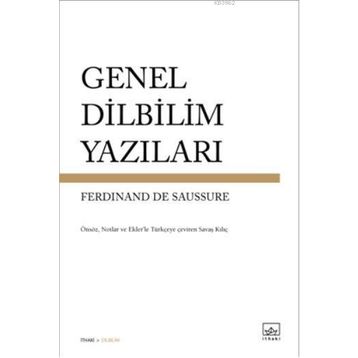 Genel Dilbilim Yazıları - Ferdinand De Saussure