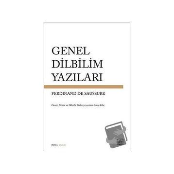 Genel Dilbilim Yazıları - Ferdinand De Saussure